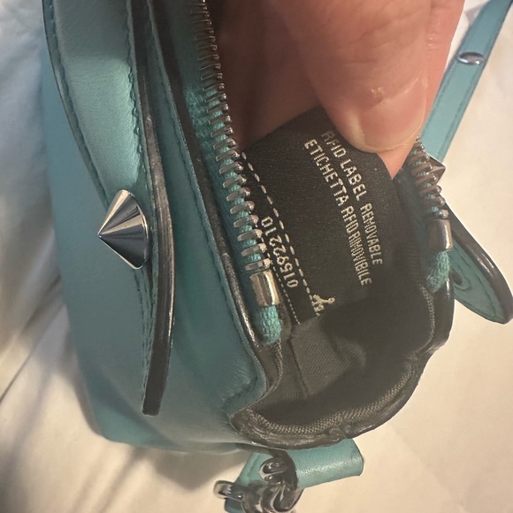 Fendi Blue Way mini Crossbody Bag with Detachable Strap-Tiffany blue color-Rare - Picture 13 of 13
